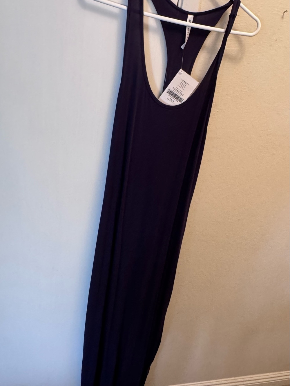 Fabletics Black Racerback Maxi Dress